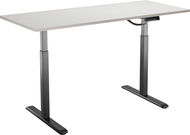 AlzaErgo Table ET2 fekete + TTE-03 160x80cm fehér tölgy asztallap - Állítható magasságú asztal