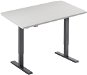 AlzaErgo Table ET2.1 fekete + lap TTE-12 120x80 cm fehér furnér - Állítható magasságú asztal