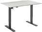 AlzaErgo Table ET2.1 Black + Table Top TTE-03 160x80cm White Veneer - Height Adjustable Desk