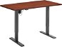 AlzaErgo Table ET2.1 black + AlzaErgo TTE-01 140x80cm laminated chestnut - Height Adjustable Desk