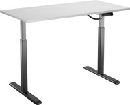 AlzaErgo Table ET2 Black + Top TTE-12 120x80cm White Laminate - Height Adjustable Desk