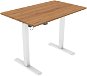 AlzaErgo Table ET2.1 weiß + Platte TTE-01 140x80cm Bambus - Höhenverstellbarer Tisch