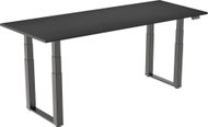 AlzaErgo Table ET7 Heavy Duty black + top 160×80 cm laminate black - Height Adjustable Desk