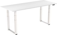 AlzaErgo Table ET7 Heavy Duty white + top 160×80 cm laminate white - Height Adjustable Desk