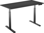 AlzaErgo Table ET2 black + top 120×80 cm laminate black - Height Adjustable Desk