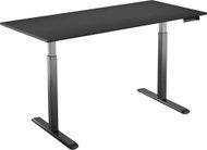 AlzaErgo Table ET2 black + top 140×80 cm laminate black - Height Adjustable Desk