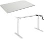 AlzaErgo Table ET3 White + Table Top TTE-12 120x80cm White Veneer - Height Adjustable Desk