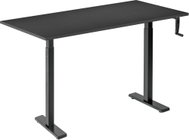AlzaErgo Table ET3 Essential black + top 120×80 cm laminate black - Height Adjustable Desk