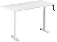 AlzaErgo Table ET3 Essential white + top 120×80 cm lamino white - Height Adjustable Desk