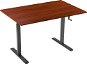 AlzaErgo Table ET3 fekete + TTE-03 160x80 cm barna furnér asztallap - Állítható magasságú asztal