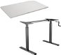 AlzaErgo Table ET3 čierny + doska TTE-03 160 × 80 cm biela dyha - Výškovo nastaviteľný stôl