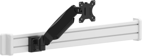 AlzaErgo Slatwall SWP110 Leiste weiß + SWMP220 Griffe weiß + SWAS430 Halterung schwarz - Halterung - Hauptbild