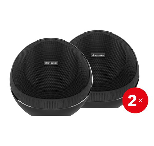 AlzaPower VORTEX V2 Black 2 pcs - Set - Main image