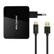 AlzaPower T3C Triple Charger 5.4A + AlzaPower Core USB-C 3.2 Gen 1, 1m Black - AC Adapter