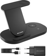 AlzaPower WSC100BB 3 in 1 Wireless Charger pre Samsung + nabíjačka 20 W čierna - Bezdrôtová nabíjačka