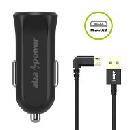 AlzaPower Car Charger X310 + AlzaPower 90Core Micro USB, 1m, Black - Car Charger