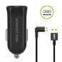 AlzaPower Car Charger X310 + AlzaPower 90Core Micro USB, 1m, Black - Car Charger