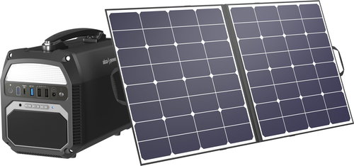 AlzaPower Station PS450 + MAX-E 100W Solarpanel - Ladestation - Hauptbild