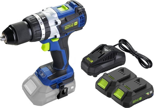 AlzaTools PRO CBHD20V Brushless BatteryONE 20V + 3,5A töltő + 2x 2Ah akkumulátor - Akkus fúró - Fő fotó