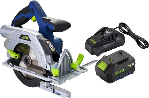 AlzaTools PRO CBCS20V Brushless BatteryONE 20V + 3,5A töltő + 4Ah akkumulátor - Körfűrész - Fő fotó
