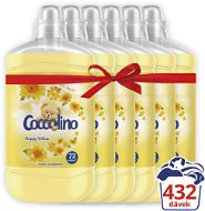 COCCOLINO Happy Yellow 6× 1,8 l (432 praní) - Aviváž