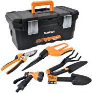 FERRIDA Tool Box 40.8cm + Multi Spray 7 + B-Pruner + Grass Shears + Garden Tools Set 3pcs - Tool Set