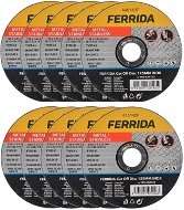 FERRIDA Cut Off Disc 125MM INOX 10 db - Vágótárcsa