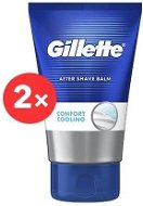 GILLETTE Comfort Cooling Balm 2 × 100 ml - Balzam po holení