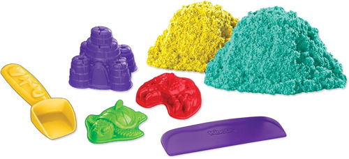 Kinetic Sand Scented Ice Cream Scoops + Sea Play Set - Kinetic