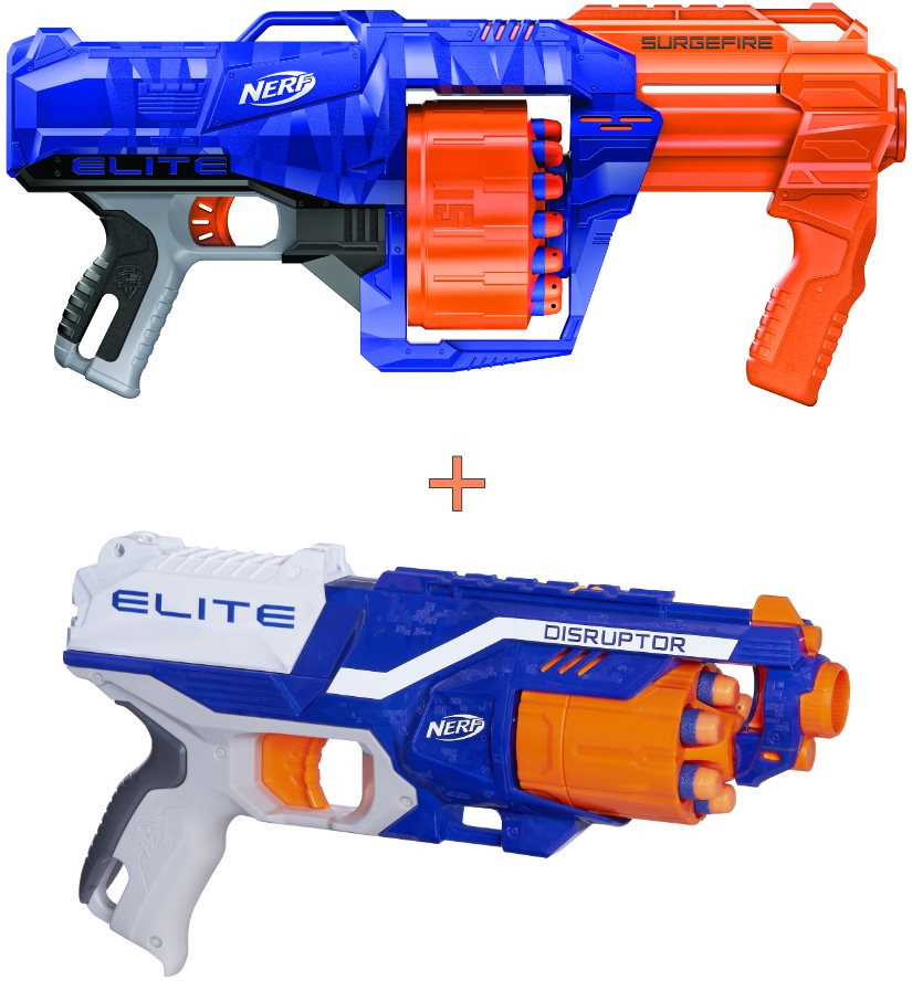 Nerf N-Strike Elite SurgeFire Blaster, nerf guns - thirstymag.com