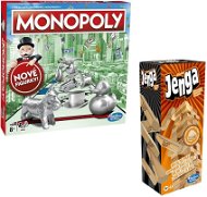 Monopoly nové CZ + Jenga - Spoločenská hra