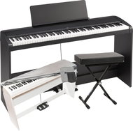 KORG B2SP BK + QUIK LOK BX-8 + Korg DC-P1 - Digital Piano