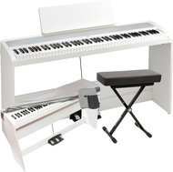KORG B2SP WH + QUIK LOK BX-8 + Korg DC-P1 - Digital Piano