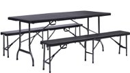 La Proromance Folding Table R180 +  2 db Folding Bench R180 - Kerti bútor