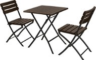 La Proromance Folding Table W62 + 2 ks Folding Chair W43 - Záhradný nábytok