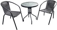 LA PROROMANCE - Súprava záhradného nábytku BISTRO G03+ R03, 1 stôl + 2 stoličky - Záhradný nábytok