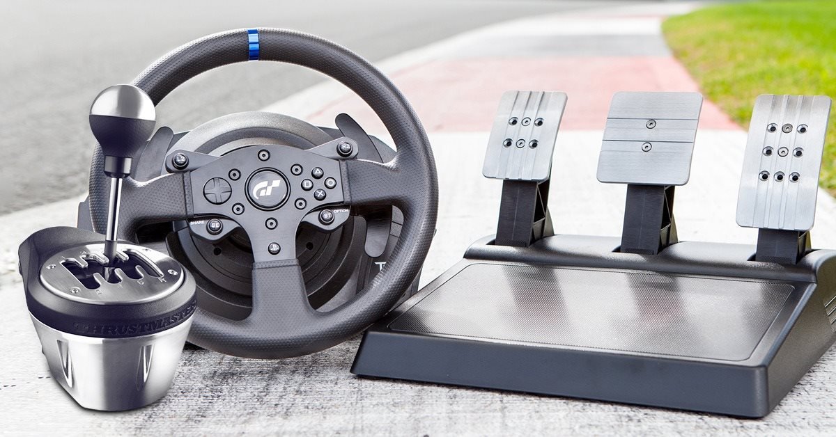 Thrustmaster T300 RS GT Edition + TH8A Add-on Shifter - Steering