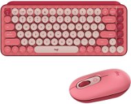 Logitech Pop Heartbreaker bundle – CZ/SK - Set klávesnice a myši