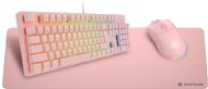Rapture ELITE Gaming Set růžový - Set klávesnice a myši