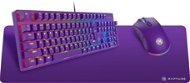 Rapture ELITE Gaming Set fialový - Set klávesnice a myši