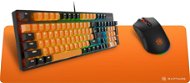 Rapture ELITE Gaming Set oranžovo-černý - Set klávesnice a myši