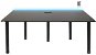 SYBERDESK PRO XXL, 165 × 68 × 73 – 76 cm, LED, čierny - Herný stôl