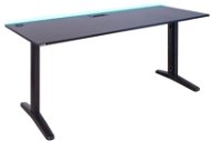 SYBERDESK ULTRA XXL, 165 x 68 x 74 - 75 cm, LED, Cable Organisation System, black - Gaming Desk