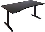 SyberDesk Elite XXL, LED, Cable Organisation System, Ambilight, 170×76×76-75 cm, fekete - Gaming asztal
