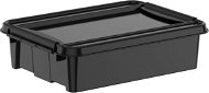 Siguro Pro Box Recycled 8 l, 30 x 11,5 x 40 cm, schwarz - Aufbewahrungsbox