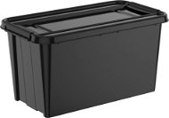 Siguro Pro Box Recycled 70 l, 39,5 x 39 x 72 cm, schwarz - Aufbewahrungsbox
