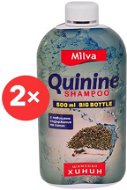 MILVA Chinin 2× 500 ml - Prírodný šampón