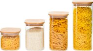 Siguro Set of food jars Bamboo, 0,6 l + 0,9 l + 1,4 l + 1,9 l, 4 pcs - Food Container Set