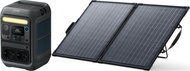 Anker SOLIX C300X+ Anker SOLIX PS100 Bifacial Portable Solar Panel (100W) - Set