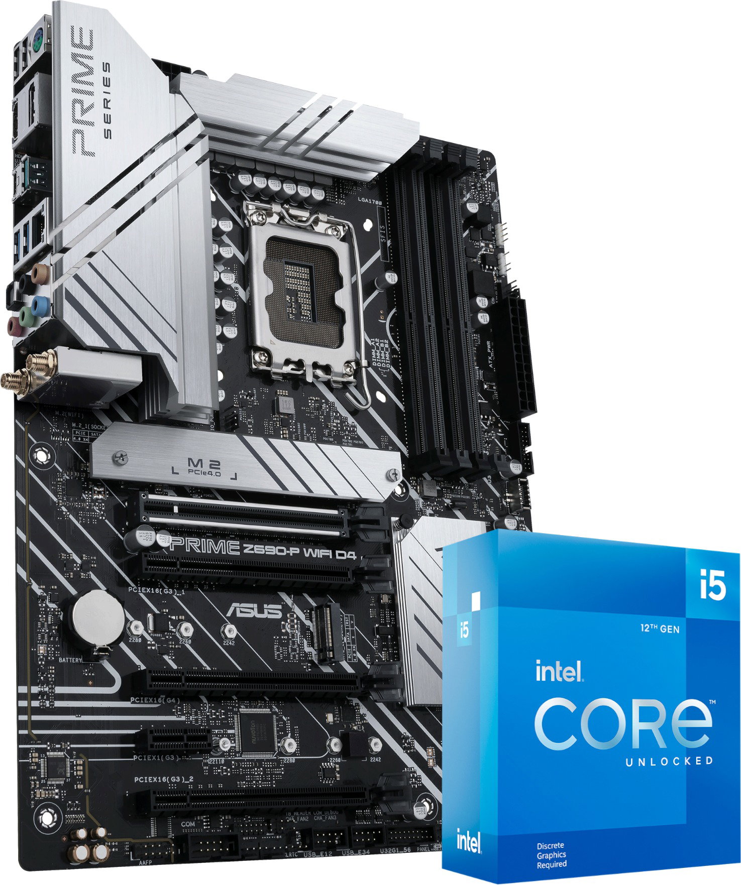 Intel Core i5-12600KF + ASUS PRIME Z690-P D4-CSM - Set | Alza.cz